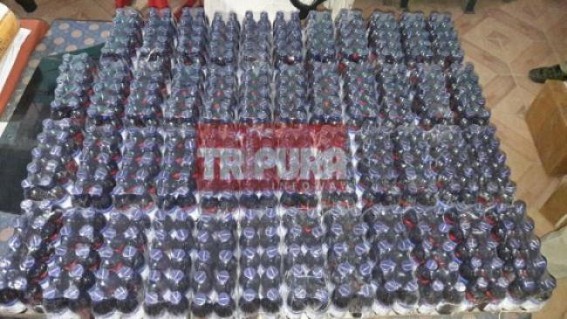 Ganja, phensedyl recovered by Sonamura Police