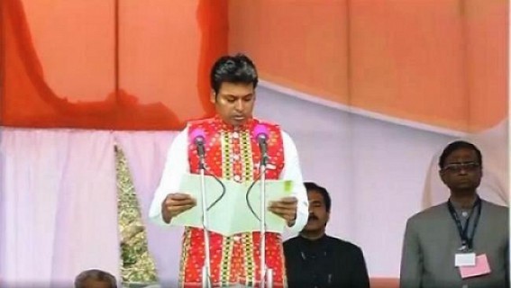 Tripura CM asks Karnataka voters to â€˜CASTEâ€™ vote for BJP to form a â€˜Double Engineâ€™ Govt