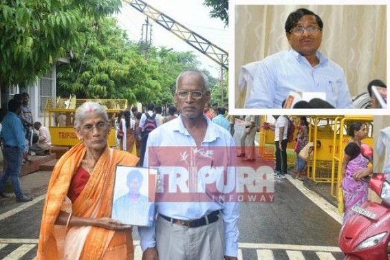 Slain Ex-Congress activistâ€™s parents meet CM, accuses Ex-Minister Manik Dey as murderer