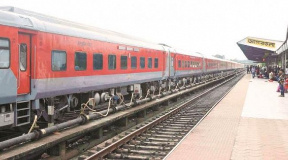 Train services halts in Tripura, Assam