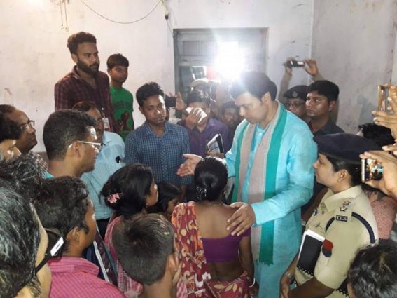 Two Govt officers suspended during CMâ€™s flood visit