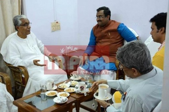 Manik Sarkar's failure as Opposition Leader to expose BJP numbs CPI-M 