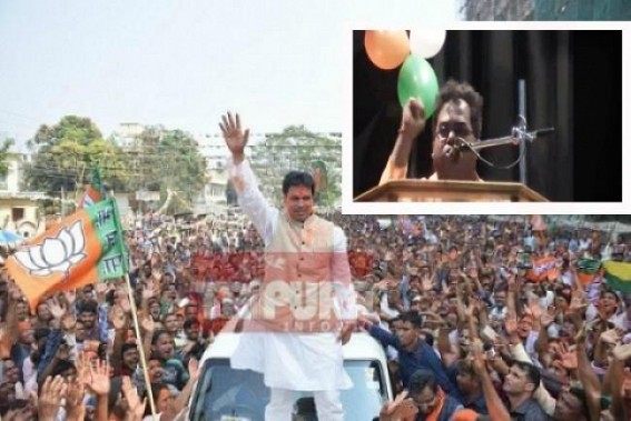 Tripura BJP leader Joylal Das openly incites violence, asks party supporters to attack opposition, not to allow voting in Panchayat Election : Democracy under severe threat in Biplab Era