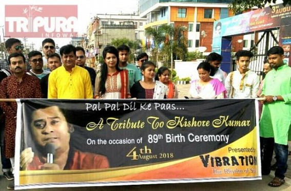 Tripura Artists remember Kishore Kumar on his 89th Birth Anniversary
