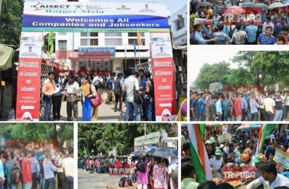 9% rise in Tripura's Unemployment Rate in August-2018 : TPSC recruitment postponement affected 8000 youths more, contractual employees terminations fuel tensions 