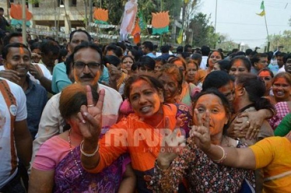 BJP terror prevents Opposition filing nominations in Sipahijala District