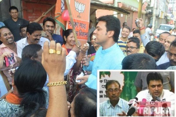 Tripuraâ€™s new â€˜Cash-for-favorable Transferâ€™ Scam : CPI-M Officials turn Hard Core BJP, Illegal funding by Employees for LS 2019 election via BJP leader to avail posting facilities