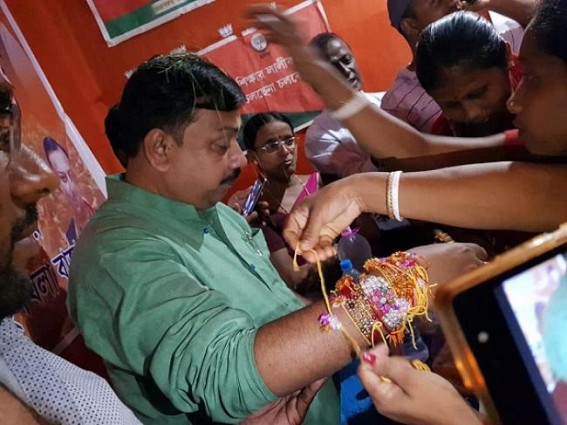 â€˜We make law, you work under usâ€™ : Tripura BJP MLA threatens Police Officer