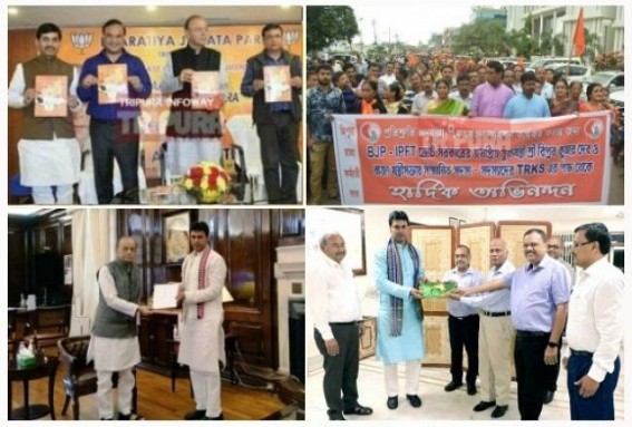 Verma Committee Data exposed Central Funding decrements behind failure to implement 7th CPC :  JUMLA Modi, Amit Shah deprived Tripura, Biplabâ€™s FAKE promises fooled Voters 