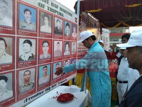 Tripura rooted BSF martyrs remembered  