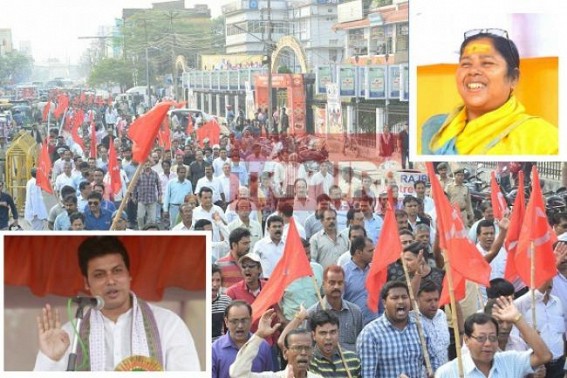 Biplab, Pratima Crime Empire : CPI-M hits Biplabâ€™s Crocodile-Tears after Motormouth says, 'Violence is not good', No arrest yet on Belonia, Bishalgarh Crime Spree  