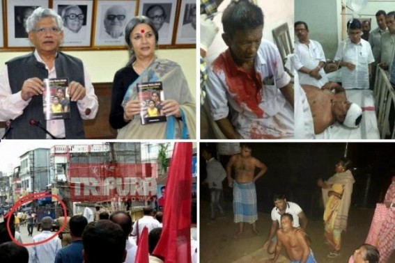 BJP, RSSâ€™s attacks will be defeated, Democracy will be restored in Tripura : Yechury condemns Biplab, Pratima led Crime Spree 