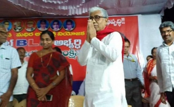 CPI-M gets beaten across Tripura, Manik Sarkar campaigns in Telengana 