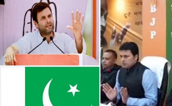 Now Biplab says, â€˜Rahul Gandhi is Pakistanâ€™s friendâ€™