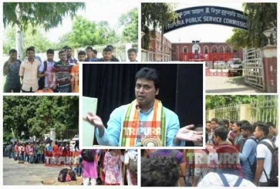 Biplab Debâ€™s JUMLA strike hits New Year, X-Mas season for Unemployed youths : State Govt circular on â€˜No more Govt jobâ€™ rattles job aspirants, BJP lost public support 