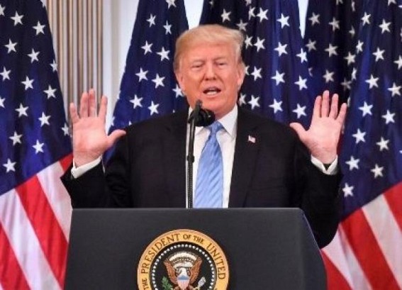 Trump compares US-Mexico border wall with protection at Obamas' home