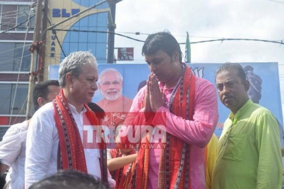 Sunil Deodhar, Jishnu Debbarmanâ€™s hard work behind Agartala Airportâ€™s renaming : Deputy CM joins in Airport renaming celebration