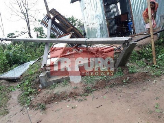 Storm affects 50 houses at Nandan Nagar