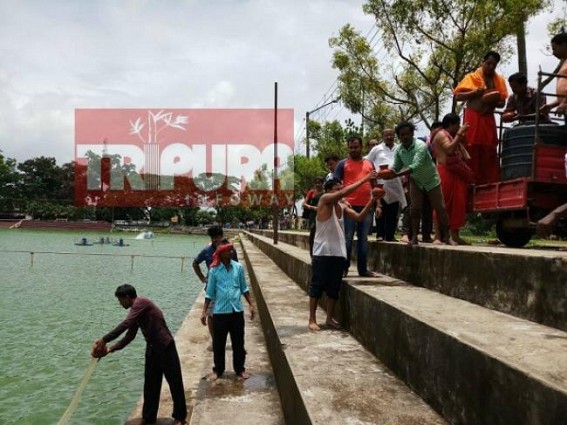 Puja offered at Kalyan Sagar after death of a 36 yrs man