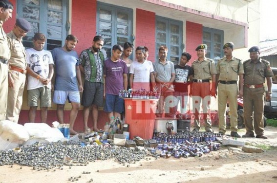 Police cracks down illegal Cough Syrup factory : 9 Arrested