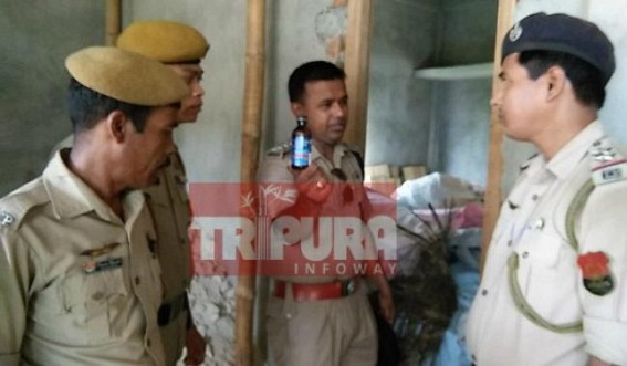 Police seized phensedyl stocks from a house