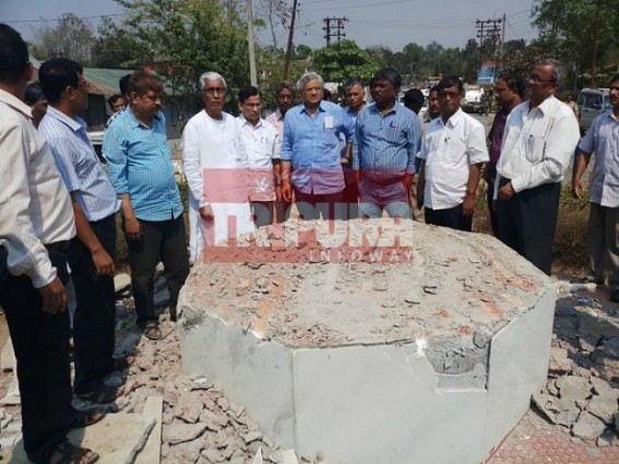 Bulldozed Lenin's statue : Sitaram Yechury visits Belonia College Square