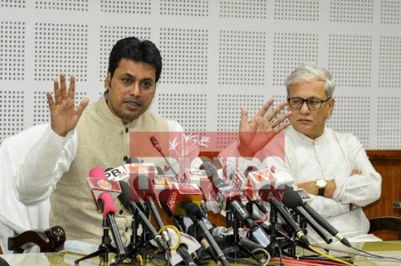 Biplab Debâ€™s Pre-Poll and After-Poll stance on 7th Pay Commission : All discussed at Delhi but 7th Pay Commission's calculation yet to be completed by  Expert Committee !