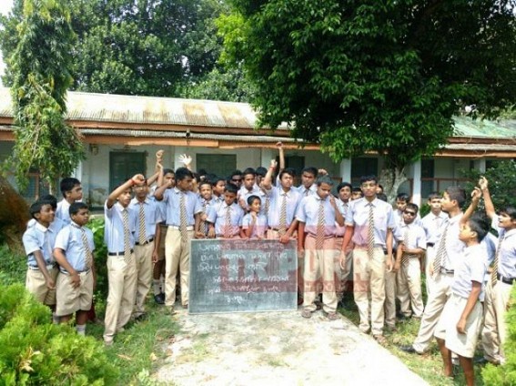 Blind school students protested with 'basic' demands 