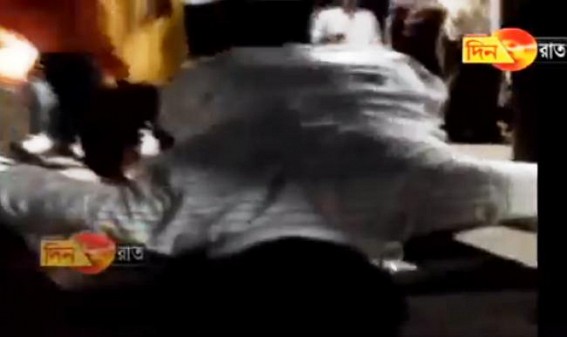 Man forced to rub nose on road in Tripura by BJP leaders 
