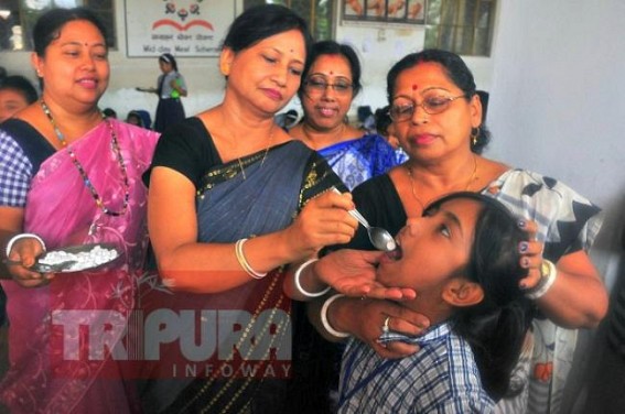 National Deworming Day observed in Tripura