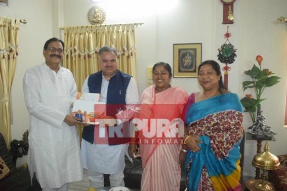 BJP NE Zonal Secretary joins in â€˜Jan Sampark Abhiyanâ€™ at Agartala