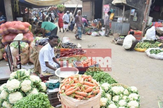 Burning vegetable prices in Tripura : No relief in winter season too, lemon 1 piece is selling at 10 rupees