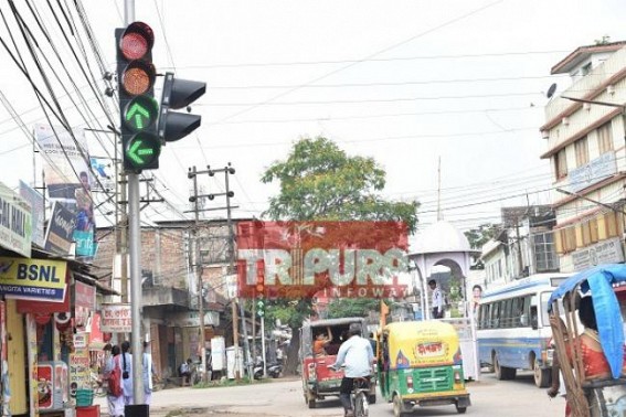 Agartala Traffic signals die on Traffic Weekâ€™s beginning