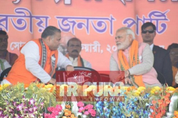 Developments expected as Tripura gets same Govt in State, Centre