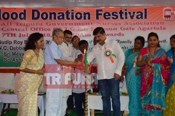'State Govt to introduce systematic schedules for blood donation camps to keep the blood-flow equal throughout year' : Health Minister