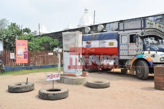 Acute petrol crisis felt across Agartala