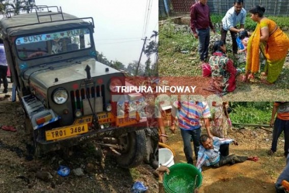 5 injured in road accident at Kamalpur : 3 serious in GB Hospital 