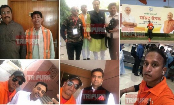 BJP's top brass blessings on TIPS Asst Prof Sabyasachi Choudhury : Pervert criminal Sabyasachi tortured students under the protection from CPI-M Ministers, also misusing BJPâ€™s Ram Madhav, Dr Sambit Patraâ€™s clout
