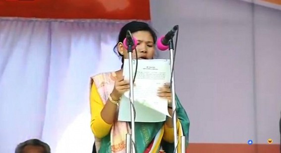 Swearing-in Programme of BJP Govt begins  at Assam Rifles ground at 12 PM