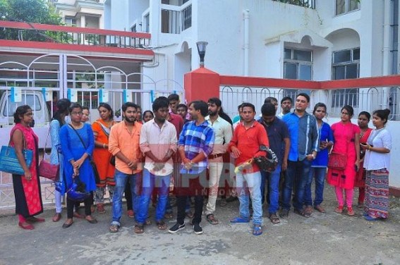 Stenographer job aspirants met Minister Sudip Barman, received positive response 