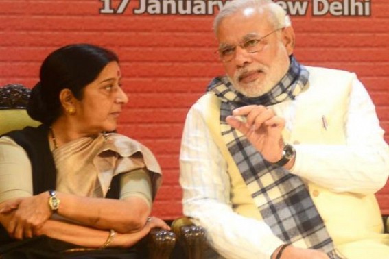 Arrogance and half-knowledge come out slowly: Congress to Sushma Swaraj