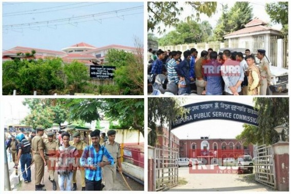Tripura Civil Service job aspirants undergoing tough times due to mad-decision of BJP-IPFT Govt in Job Recruitment : Govtâ€™s order of cancelling ongoing recruitment is going against HC Verdict