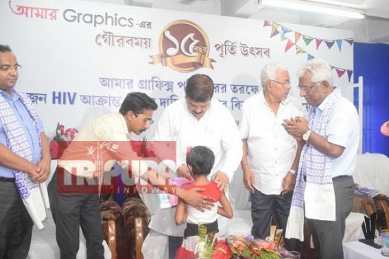 5 HIV positive children adopted by Agartala businessman
