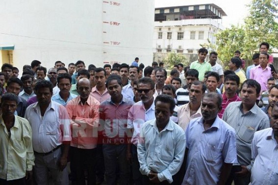 Pump Operators demand to be regularized