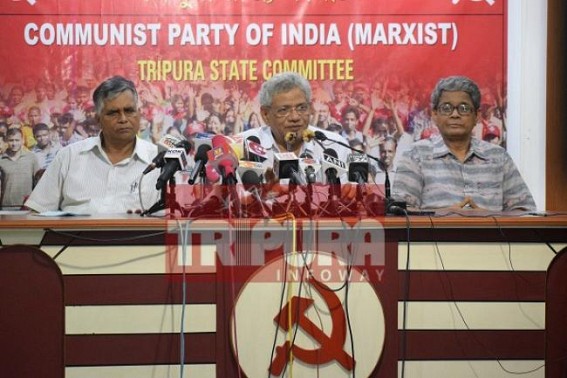 Sitaram Yechury hits 'Murder of Democracy under Biplab's misrule' 