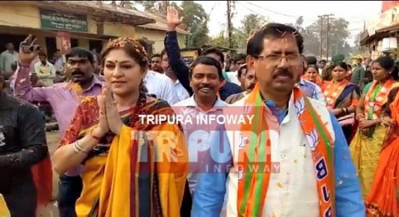 â€˜Modi Govt allocates funds but Manik Govt generates scams with those fundsâ€™ : Rupa Ganguli 