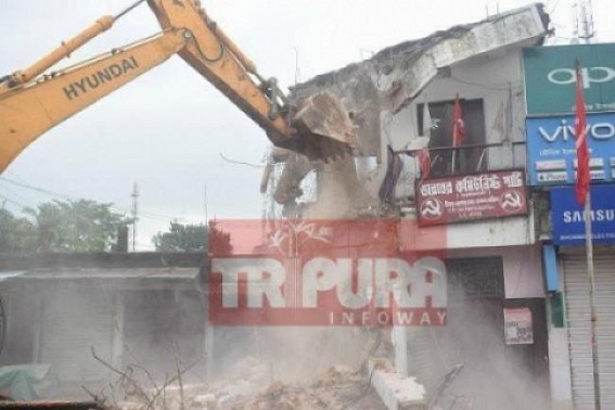 Biplab-serial: After Bulldozer vs Party Office, Biplab now runs Police vs Facebook users game