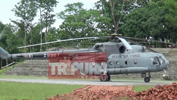 Preparations on peak at Udaipur to welcome President of India