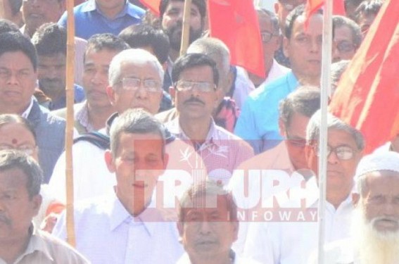 BJPâ€™s forefathers had no role in freedom fight, came out of Andaman Jail : Manik Sarkar