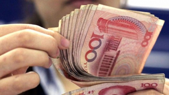 Chinese shares open higher; yuan weakens
